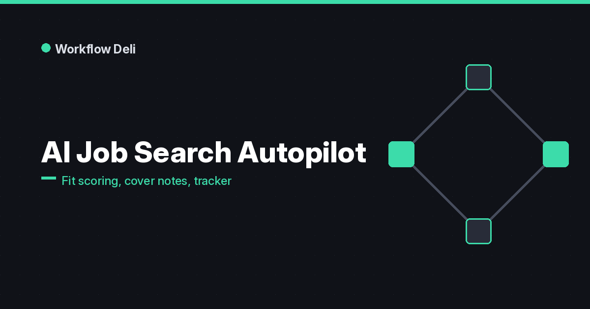 AI Job Search Autopilot cover